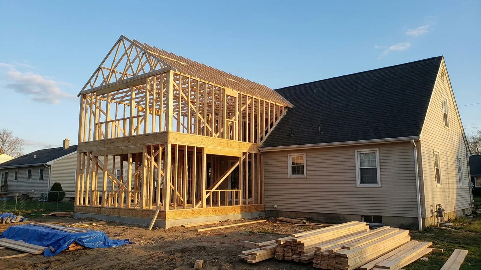 Addition or structural alteration on a residential property